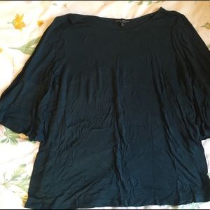 Green Envelope bell sleeve top